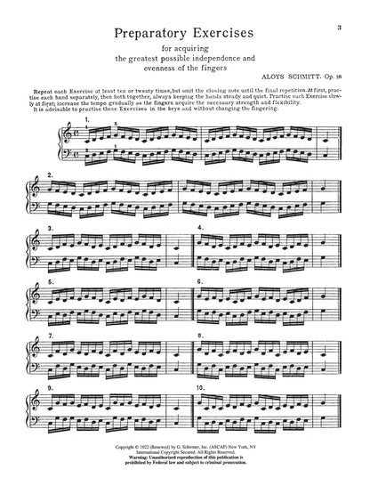Schmitt – Preparatory Exercises, Op. 16 - Schirmer