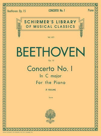 Beethoven: Concerto No. 1 in C, Op. 15 - Piano Duet - G. Schirmer
