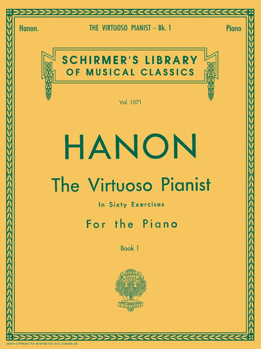 Hanon - Virtuoso Pianist in 60 Excercises, Book 1 - Schirmer