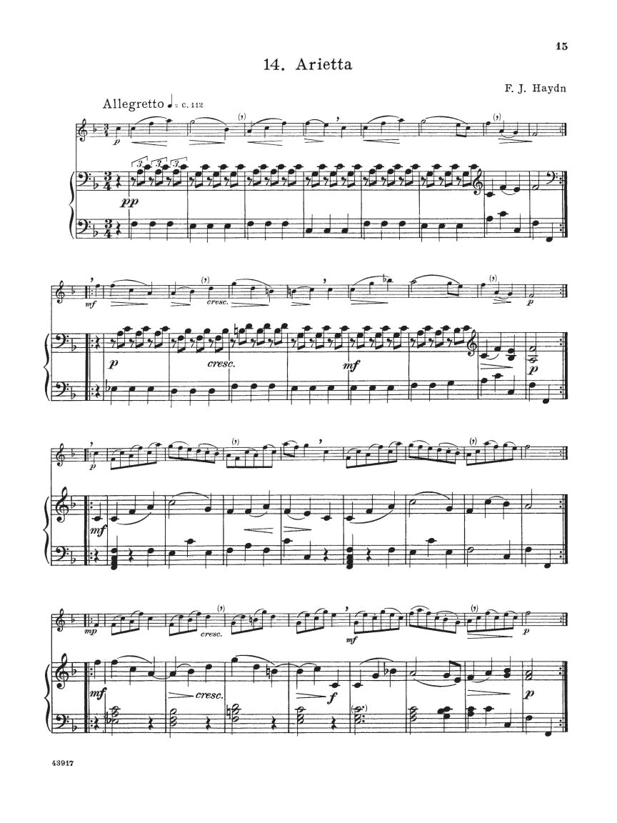 Moyse - Forty Little Pieces in Progressive Order - G Schirmer