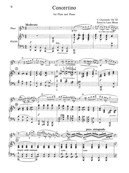 Flute Music by French Composers for Flute & Piano - G Schirmer