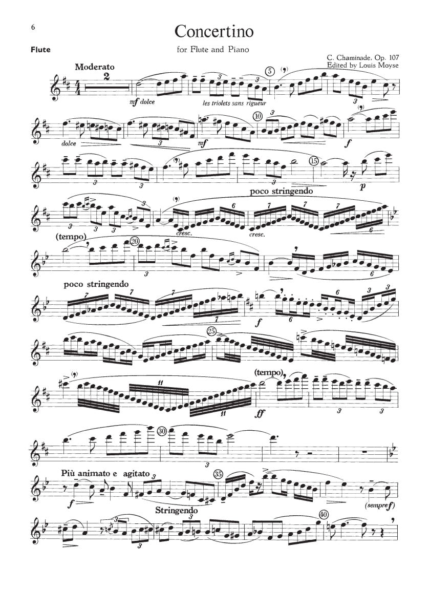 Flute Music by French Composers for Flute & Piano - G Schirmer