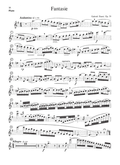 Flute Music by French Composers for Flute & Piano - G Schirmer