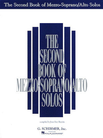 The Second Book of Mezzo-Soprano/Alto Solos - G. Schirmer