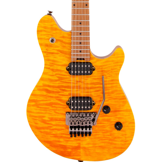 EVH Wolfgang WG Standard Exotic Bocote, Baked Maple Fingerboard, Transparent Amber