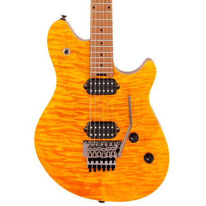 EVH Wolfgang WG Standard QM, Baked Maple Fingerboard, Transparent Amber