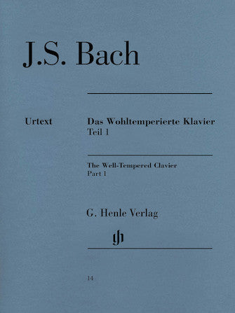 Bach - The Well-Tempered Clavier – Revised Edition Part I - Henle Music Folios Softcover