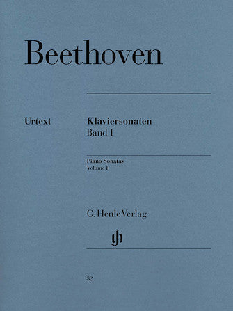 Beethoven - Piano Sonatas – Volume I -Henle Music Folios Softcover