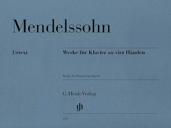 Mendelssohn: Works for Piano Four-Hands - Henle Urtext