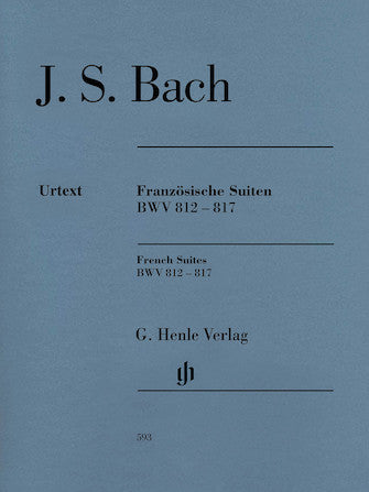 Bach: French Suites BWV 812-817 (Revised Edition) - Henle Urtext