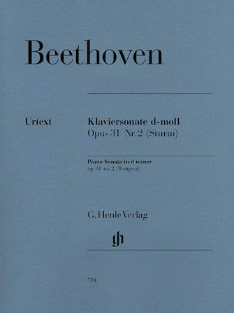 Beethoven: Piano Sonata No. 17 in D Minor Op. 31 (Tempest) - Henle Urtext