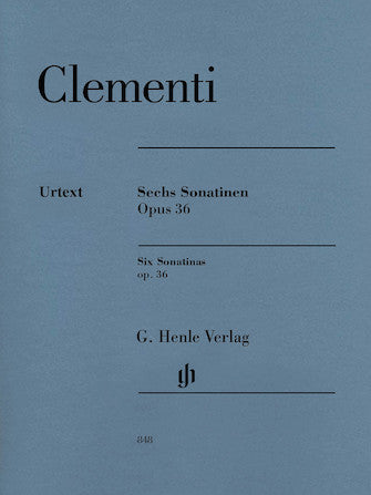 Clementi: 6 Sonatinas, Op. 36 for Piano - Henle Urtext
