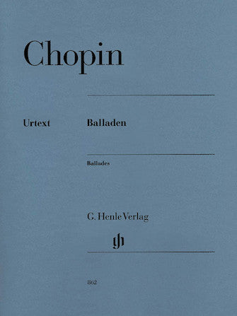 Chopin: Ballades - Henle Urtext