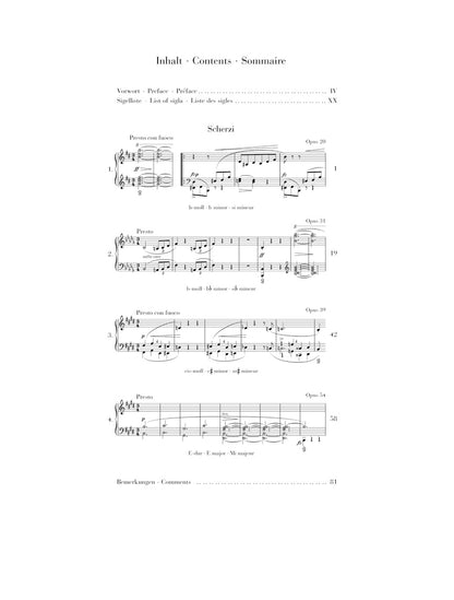 Chopin: Scherzi - Henle Urtext