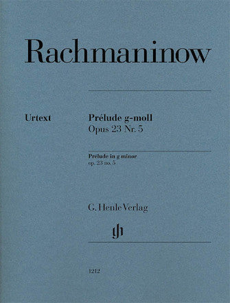 Rachmaninoff: Prelude in G minor Op. 23 No. 5 - Henle Urtext