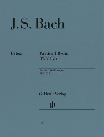 Bach: Partita No. 1 in B-Flat Major, BWV 825 - Henle Urtext