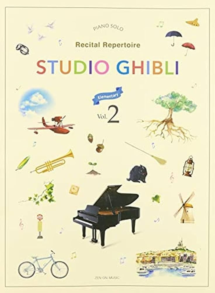 Studio Ghibli – Recital Repertoire Book 2 - Elementary Level