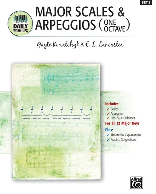 Daily Warm-Ups, Set 3: Major Scales & Arpeggios (One Octave)