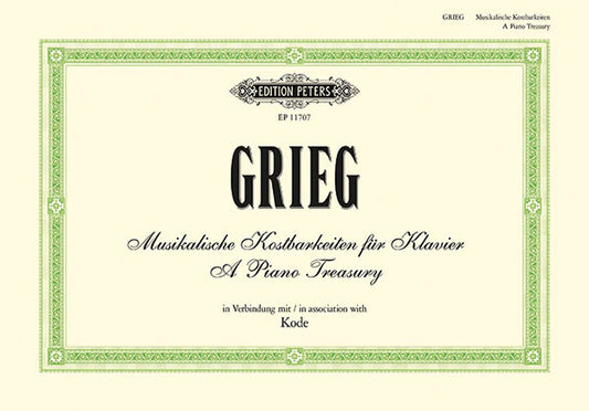 Grieg: A Piano Treasury - Edition Peters
