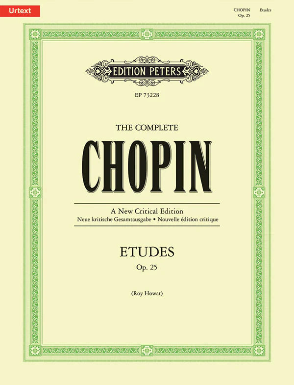 The Complete Chopin: Etudes, Op. 25 - Edition Peters