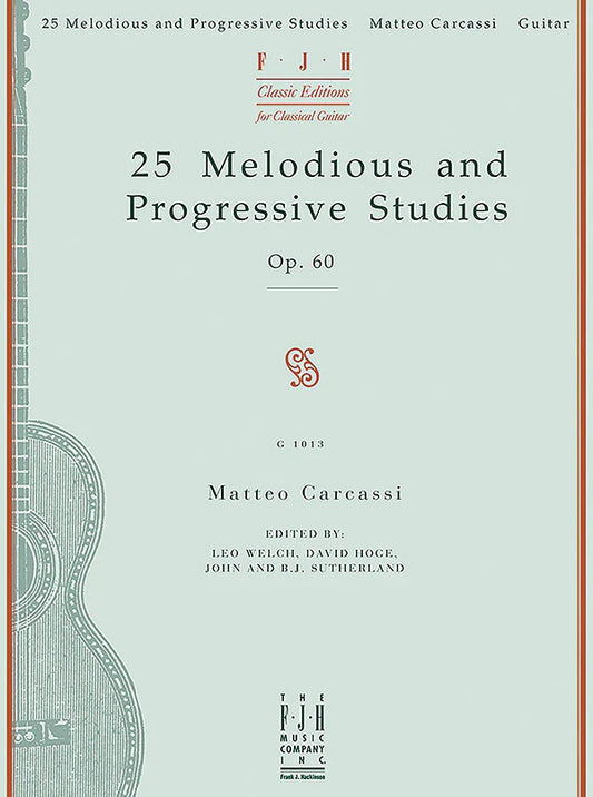 Carcassi - 25 Melodious and Progressive Studies, Op. 60