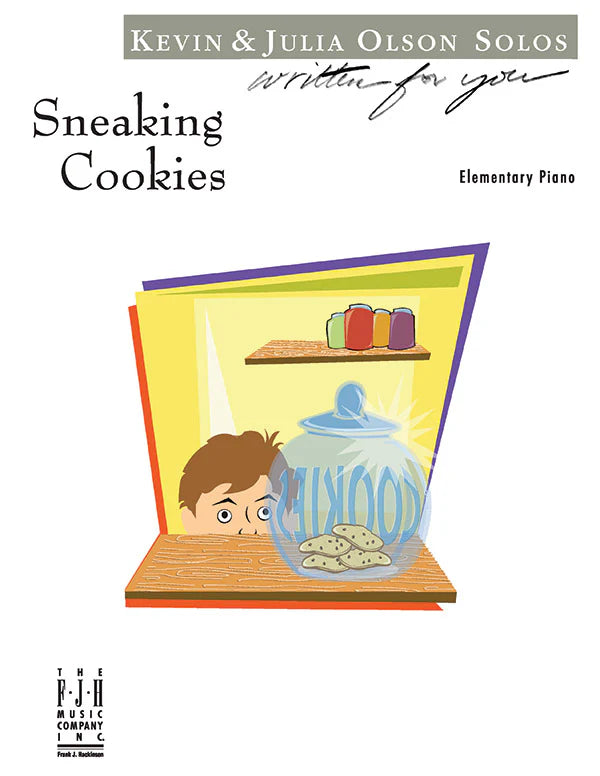 Kevin and Julia Olson - Sneaking Cookies - Piano Solo Sheet