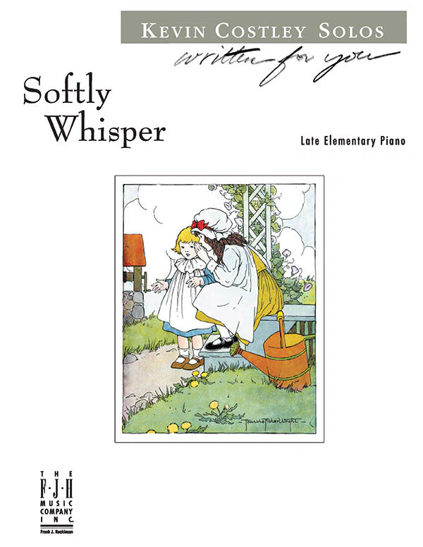 Costley - Softly Whisper - Piano Solo Sheet