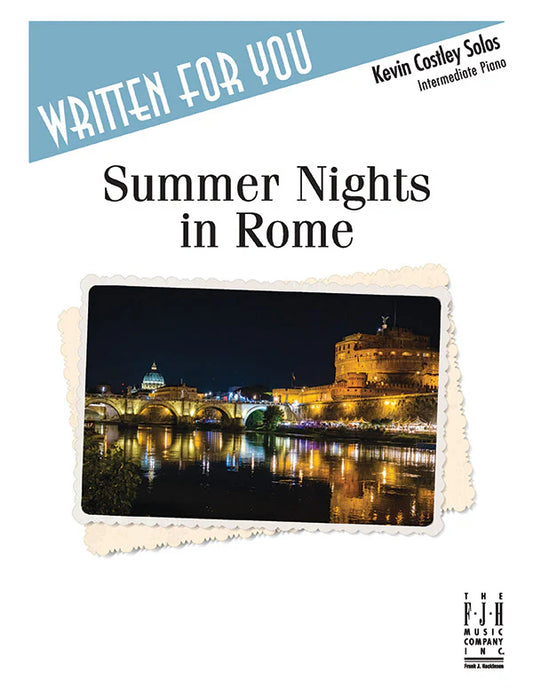 Costley - Summer Nights in Rome: Intermediate - Piano Solo Sheet