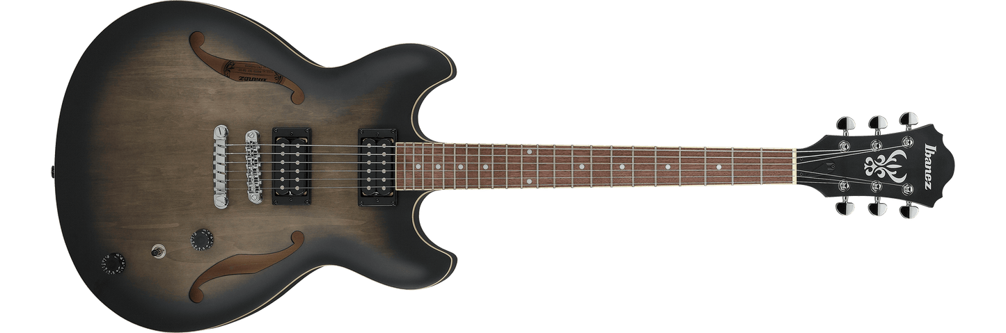 Ibanez AS53 Trans Black, Electric Guitar