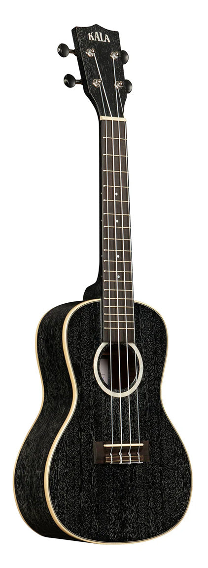 Kala All Solid Salt & Pepper Doghair Mahogany Concert Ukulele