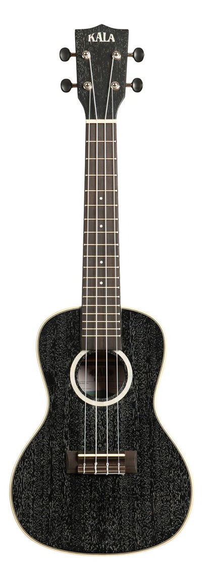 Kala All Solid Salt & Pepper Doghair Mahogany Concert Ukulele