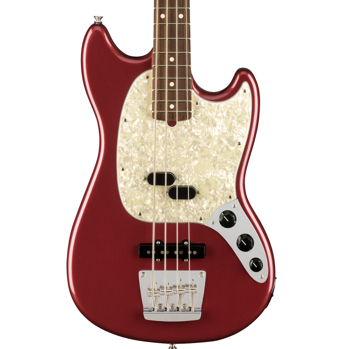 Fender  American Performer Mustang Bass, Rosewood Fingerboard, Aubergine