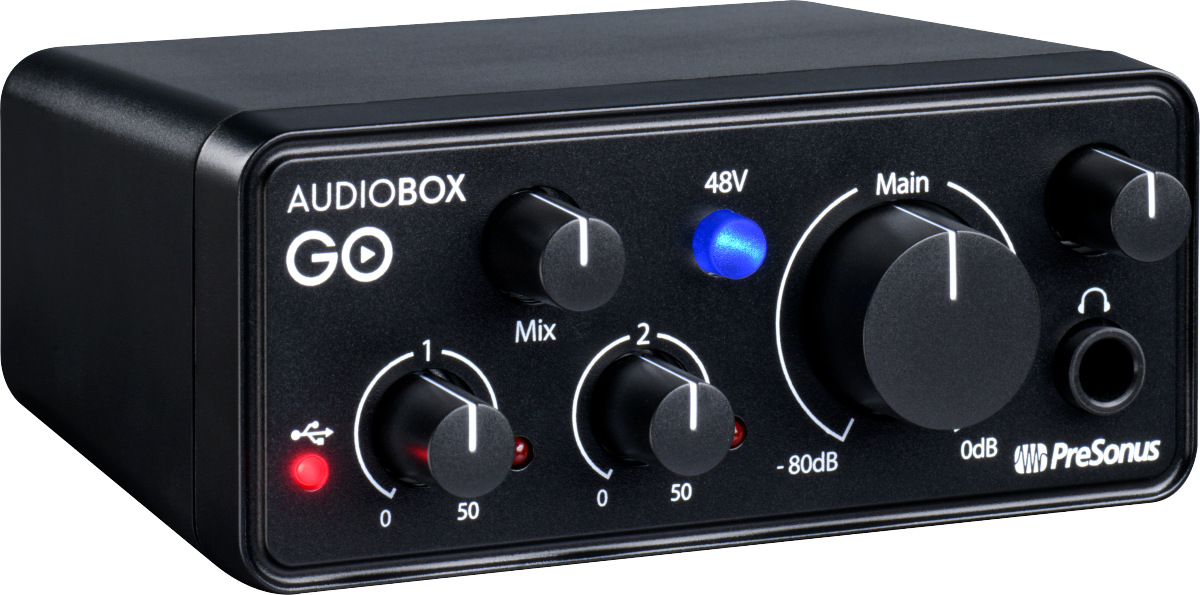 Presonus Audiobox Go 2x2 Ultra Compact USB Audio Interface