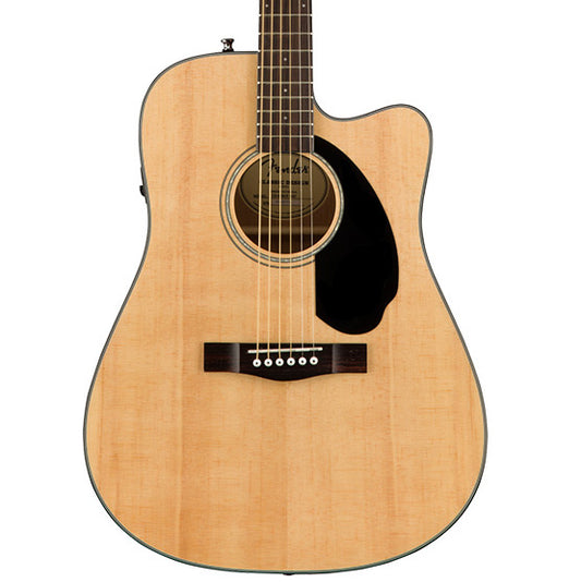 Fender CD-60SCE Dreadnought, Natural, Acoustic Guitar