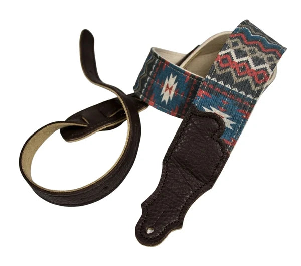 Franklin CD1-BLR-CH Old Aztec Canvas Guitar Strap
