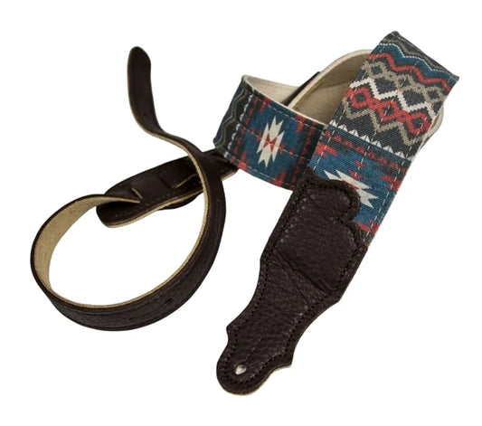 Franklin CD1-BLR-CH Old Aztec Canvas Guitar Strap