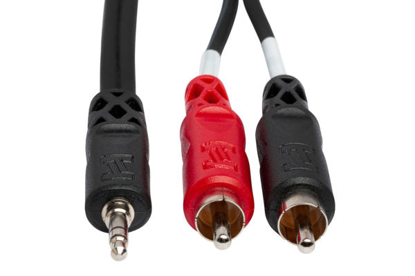HOSA CMR-210 Stereo Breakout 3.5 mm TRS to Dual RCA