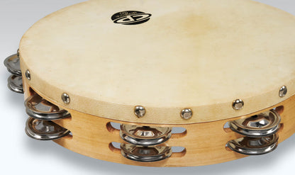 Latin Percussions CP Double Row Head Tamb Steel, 10″ CP380