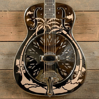 National Resophonic Style O 14 Fret Brass Resonator Guitar