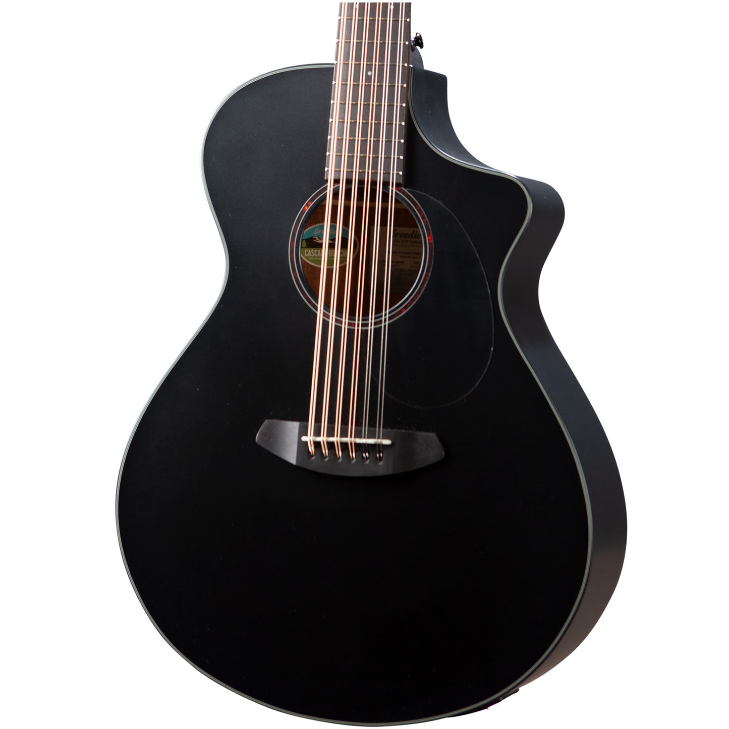 Breedlove Discovery S Concert Satin Black Double Course 12 CE