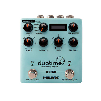 NUX NDD-6  Duotime Dual Delay Engine Pedal