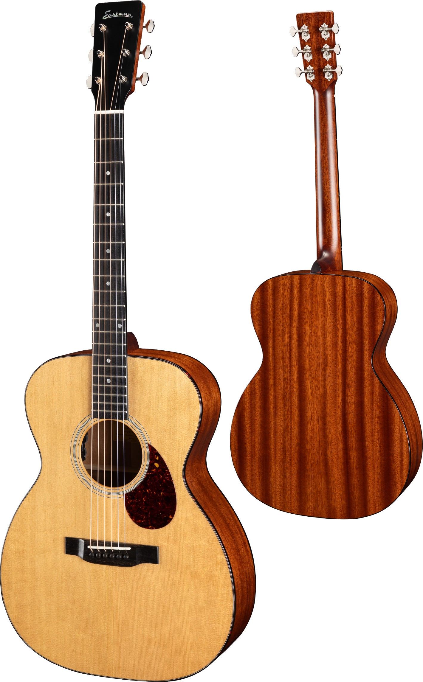 Eastman E1OM Deluxe Natural Acoustic Guitar – Portland Music Company