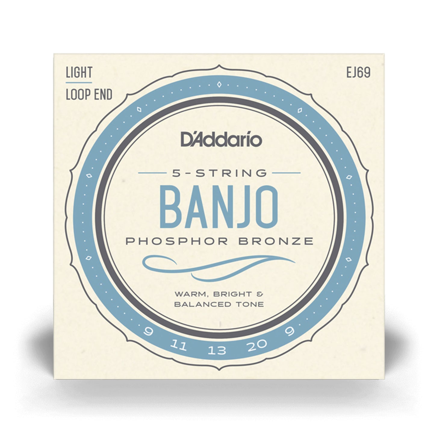 Daddario EJ69, Regular Light Set, Banjo Strings