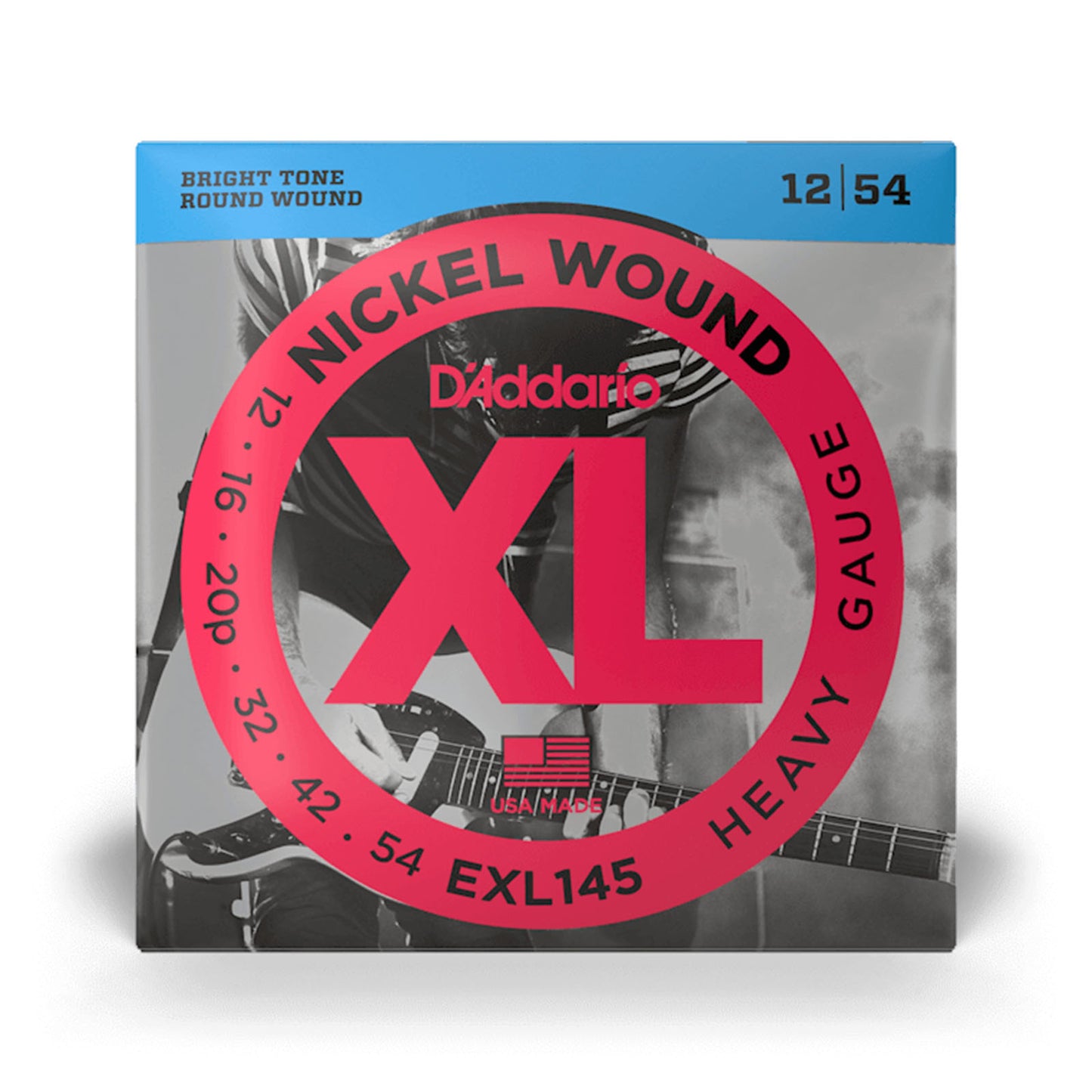 Daddario EXL145, Heavy Plain 3rd Electric Guitar Strings