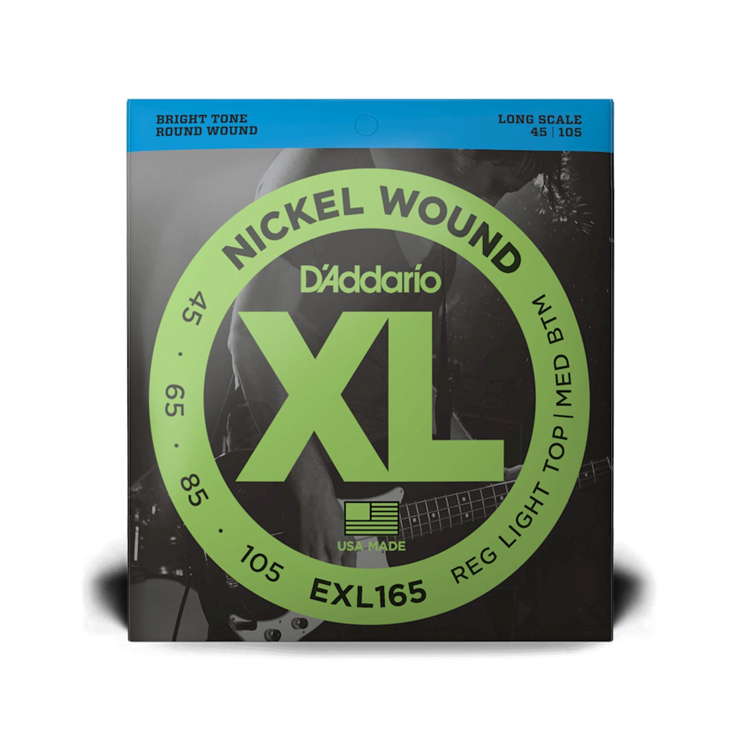 Daddario EXL165, Regular Light Top/Medium Bottom Long Scale Bass Strings