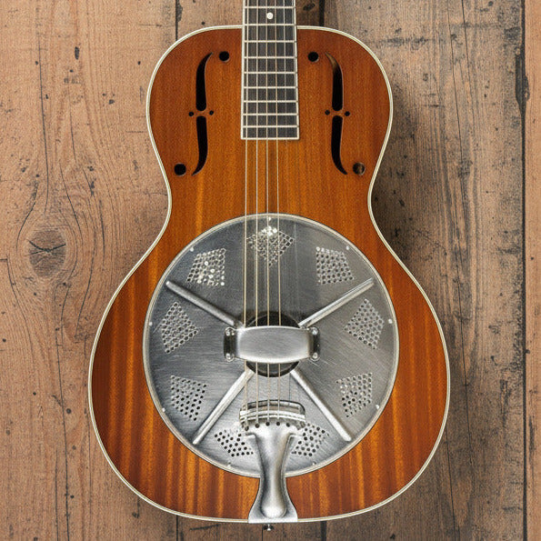 National Resophonic El Trovador Mahogany Resonator Guitar
