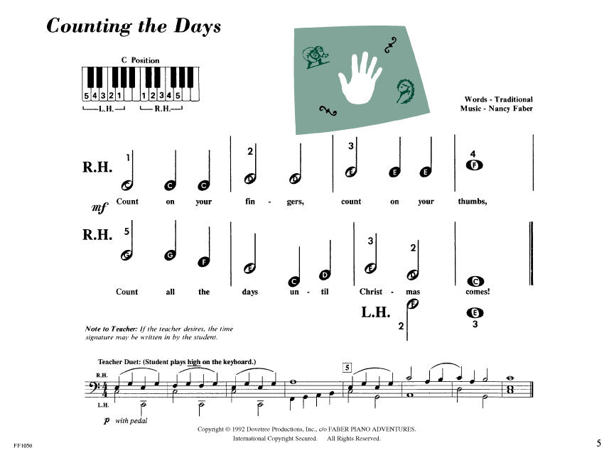 Pre-Reading Christmas A First Book for Piano