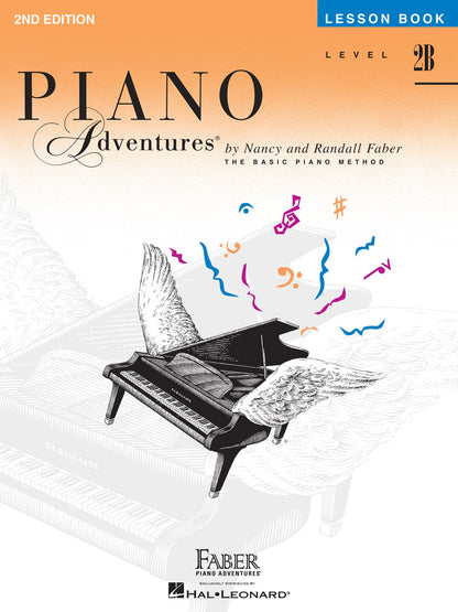 Faber Piano Adventures Level 2B – Lesson, 2nd Edition by Hal Leonard