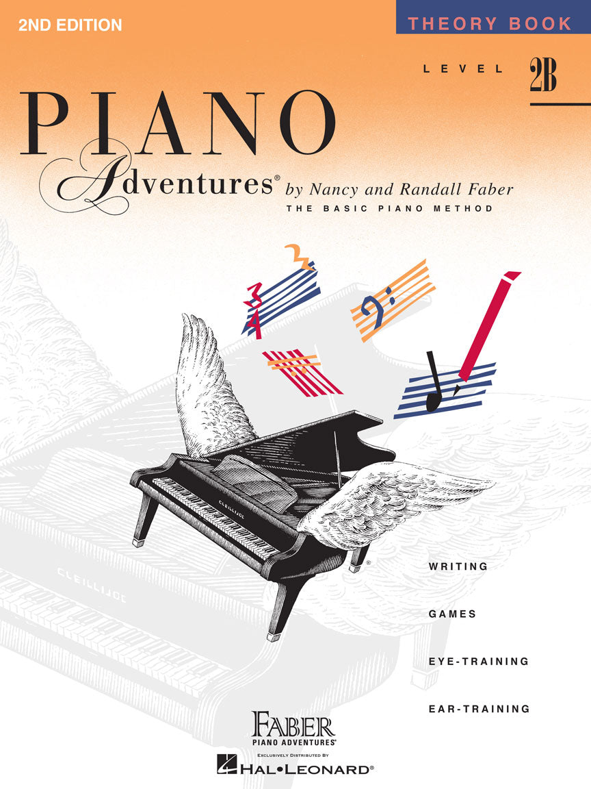 Faber Piano Adventures Level 2B – Theory, 2nd Edition by Hal Leonard