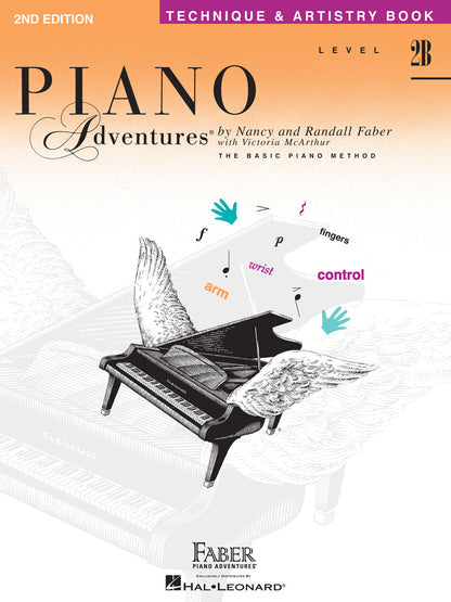 Faber Piano Adventures Level 2B – Technique & Artistry, 2nd Edition by Hal Leonard